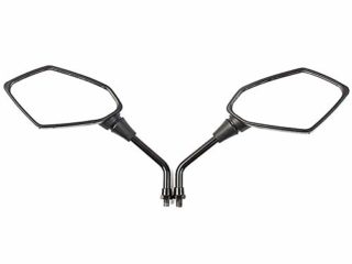 Par de Espejos Retrovisores Universales para Motocicletas y Scooters Bicicletas Motocicleta QUAD ATV 7/8"Pernos de Fijación de 10 mm
