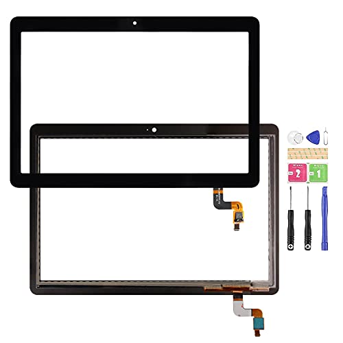 Para Huawei MediaPad T3 10 9.6 "Pulgadas Sensor de Pantalla Táctil Digitalizador para AGS-W09 AGS-L09 Pantalla táctil con Kit (No Pantalla LCD) (negro)