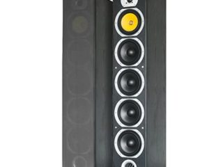 Pareja de Altavoces de Suelo HiFi 4 x 6.5 - Potencia Máxima de 600W - Negro - 4 vias - Sonido Envolvente, Cine en Casa, Alta Fidelidad Estéreo - Fenton shft57b