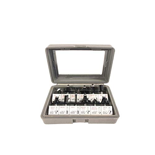 Parkside IAN 304379 - Juego de 12 fresas para fresadora POF 1200 C2