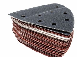 Parkside Lidl Ian 291795, 303400 - Juego de 30 hojas de lija para lijadora manual PHS 160 E5