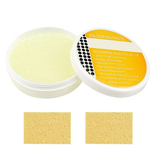 Pasta gel SFTlite para soldadura, 30 g, bote de pasta para soldar, para estaño, limpia y protege la punta de hierro y la oxidación del circuito impreso
