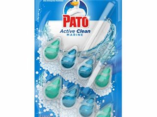 PATO Active Clean Colgador para Inodoro, Frescor Intenso, Perfuma y Desinfecta, Aroma, (duo Pack, 2 Unidades) [todos los Aromas], J308511, Marine, 150 ml