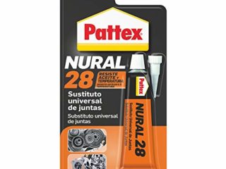Pattex Nural 28 Sustituto universal de juntas, sellador de juntas para automoción e industria, silicona selladora para juntas de culata, cajas de cambio y más, 1 x 40 ml
