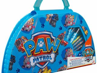 Paw Patrol Maletín Pinturas Para Niños, Estuche Colores De La Patrulla Canina, Estuche Pinturas Para Niños Incluye Acuarelas, Rotuladores Y Ceras De Colores