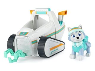 PAW PATROL - QUITANIEVES + FIGURA EVEREST - Coche Quitanieves con 1 Figura Everest Patrulla Canina - 6061802 - Juguetes Niños 3 Años +