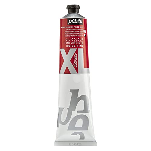 Pébéo Óleo Fino XL - Pintura Oleo, 200ml, Rojo (Rojo Cadmio Claro Imit.)