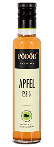 PÖDÖR - Vinagre de manzana orgánico, 250 ml