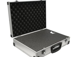 PeakTech 7270 – Estuche universal para dispositivos de medición, robusto, almacenamiento de herramientas, relleno de espuma, con cerradura, protección contra el polvo, XXL - 500 x 350 x 120 mm