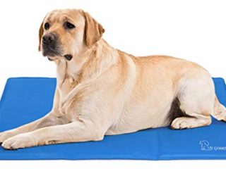 Pecute Alfombra Refrescante para Perro Actualización Engrosada 0.4mm 300D Oxford Alfombrilla de Refrigeración Automática para Animales de Compañía (XL 75 * 120cm)