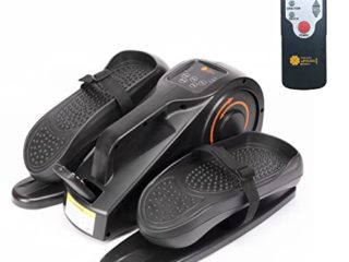 Pedalier eléctrico, Mini Elíptica, pedaleador elíptico portátil, pantalla Led, mando a distancia Pedalera elíptica portátil para realizar gimnasia pasiva o activa.