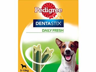 Pedigree Pack de Dentastix Fresh de uso Diario para la Limpieza Dental y Contra el Mal Aliento de Perros Pequeños (28ud)