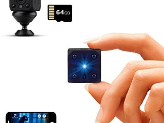 Peecla Mini Camara Wifi Tarjeta De Memoria Microsd De 64gb Vigilancia Interior Hd Ip Alarmas Para Casa Espia Oculta Spy Cam Con Infrarrojos Sin Hilos Con App Microcámara Grabadora De Voz Antirrobo