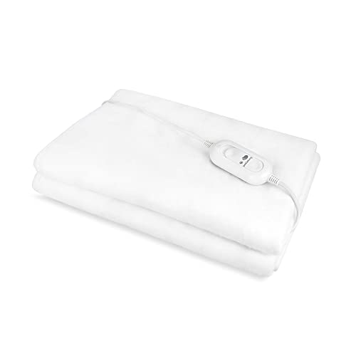 Pekatherm UP105 - Calientacamas Individual Eco, 60 W, Color Blanco, 150x80cm | Calientacamas Eléctrico | Calienta Camas