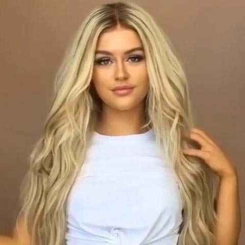 Pelucas onduladas rizadas largas rubias, Pelucas Cabello Natural Mujer Peluca Largo Pelo Ondulado Rizado Disfraz Cosplay Disfraces Señora Fiesta rizado peluca natural