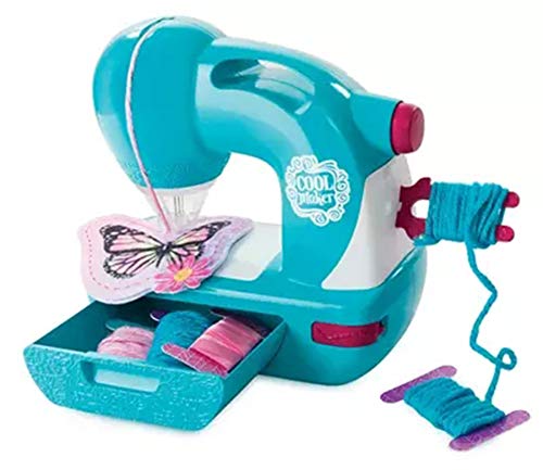 Pequeña Máquina De Coser Exclusiva Genius Sewing Home Play House Creative Girl Tejida A Mano Juguete DIY