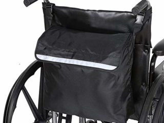 Perfetsell Bolsa para Silla de Ruedas Mochila Silla Ruedas Oxford Impermeable Mochilas Silla de Ruedas Bolsa de Almacenamiento Grande Capacidad Alta Calidad para Cualquier Tipo de Silla de Ruedas