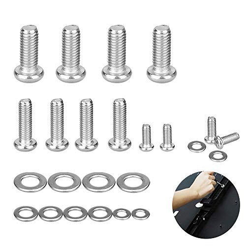 PERFETSELL Juego de 24 Accesorios de Montaje de TV Universal m4 / m6 / m8 Tornillos Vesa Tornillos para Soporte Tv Tornillos para Colgar Tv Tornillos para Pantalla para Televisor Samsung LG Philips