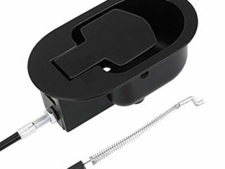 PERFETSELL Palanca para Sillon Reclinable Cable Tirador Sofa Reclinable Palanca Sillon Relax Palanca para Reparar la Sofa Reclinable con Cable de Repuesto para Sillon Reclinable 12cm, Negro