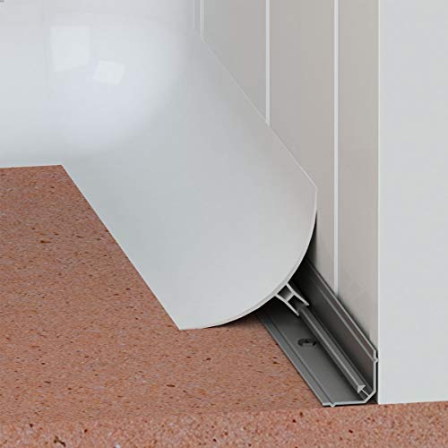 Perfil Sanitario PVC con Fijación en Aluminio - Paquete de 90 metros