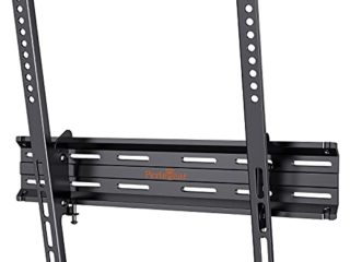 Perlegear Soporte TV Pared de 26 a 55 Pulgadas, Soporte de TV en Pared inclinable para Televisión con Carga de 45 kg, VESA Máx. de 400x400mm
