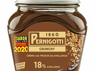 Pernigotti Crunchy - Crema De Cacao Con Trocitos De Avellana, 350 Gramo