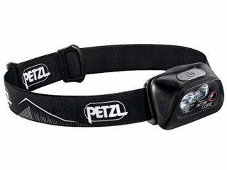 Petzl Actik Core - Linterna (Linterna con cinta para cabeza, Black, Botones, IPX4, CE, 450 lm)