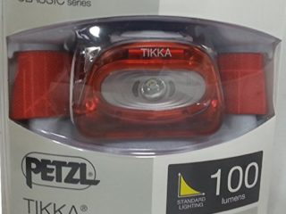 Petzl Tikka Linterna Frontal, Unisex Adulto, Negro, Talla Única 300 LUMENS MAX