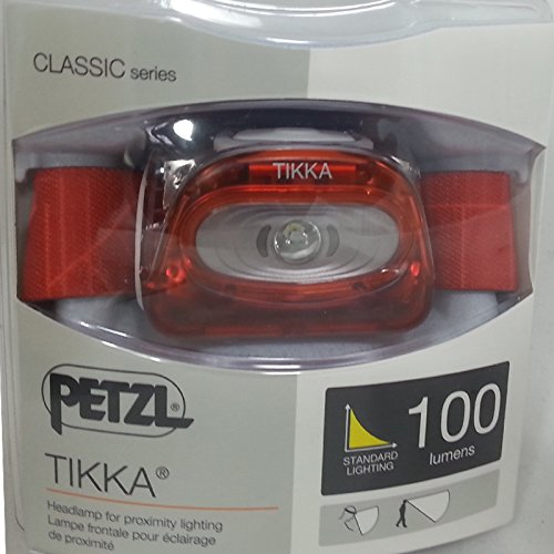 Petzl Tikka Linterna Frontal, Unisex Adulto, Negro, Talla Única 300 LUMENS MAX