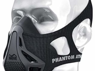 Phantom Athletics Training Mask - Aumente su Rendimiento en el Deporte - Negro - M