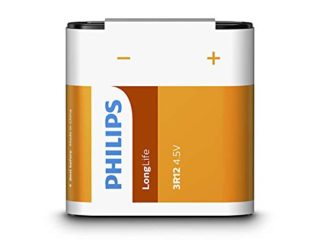 Philips 3R12L1B/10 - Batería Longlife (Zinc carbon, 4.5 V), color naranja