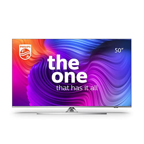 Philips 50PUS8506/12 Philips Smart TV 4K de 50 Pulgadas. Televisión LED UHD Ideal para Netflix, Youtube y Gaming/Asistente de Google y Alexa/Android TV, Ambilight, HDR, Dolby Vision y Dolby Atmos