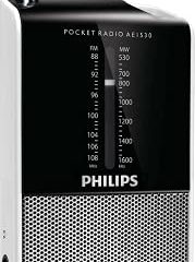 Philips AE1530/00 Radio portátil tamaño bolsillo (negro con plateado)