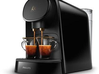Philips Cafetera de cápsulas LM8012/60 Espresso, 1 Liter, plástico, Negro