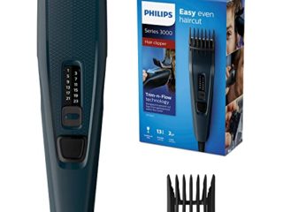 Philips Cortapelos HC3505/15 HAIRCLIPPER Series 3000 HC3505/15-Afeitadora, 0,5 mm, 2,3 cm, 4,1 cm, Acero Inoxidable, Corriente alterna, Negro, Verde