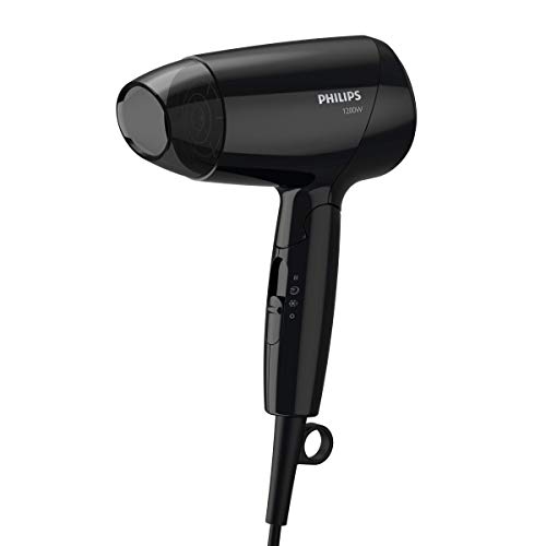 Philips Cura dei capelli Bhc00/0 Drycare Essentialcare Secador Compacto, Potencia 1200 W, Negro