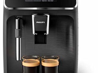 Philips EP2220/10 Cafetera superautomática, Acero Inoxidable, Negro Mate