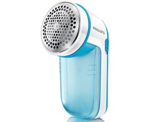 Philips GC026/00 - Quitapelusas eléctrico adecuado para todas las prendas, con orificios de 3 tamaños en la rejilla para pelusas de cualquier tamaño