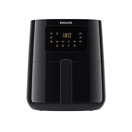 Philips HD9252/90 Airfryer - Freidora de aire caliente original (1400 W, para 2-3 personas, 800 g/4,1 l, pantalla digital), color negro