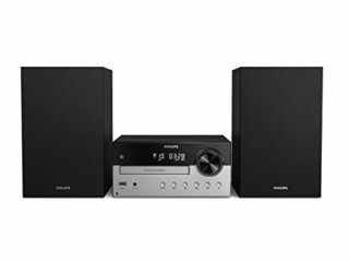 Philips M4205 Minicadena de Música con CD y USB y Bluetooth (Radio FM, MP3-CD, Entrada de Audio, 60 W, Altavoces Bass Reflex, Control Digital del Sonido) - Modelo 2020/2021