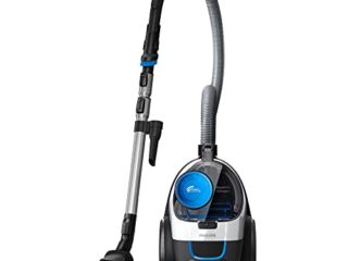 Philips PowerPro Compact FC9332/09 - Aspirador con Sistema Ciclonico sin Bolsa, Deposito 1.5 L, Filtro Antialergias, Facil de Limpiar