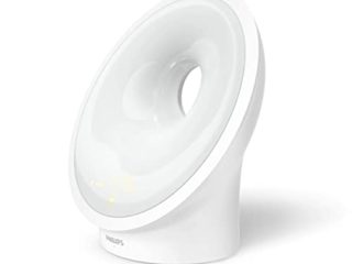 Philips Wake-up Light HF3651/01 Despertador de luz natural, múltiples luces y sonidos, luz de medianoche y radio FM, con cargador móvil, Plástico, Blanco, 12 x 19 x 19 cm, 1 kilogramo