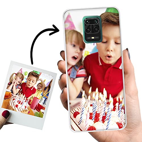 Phone Case Trends Funda Xiaomi Redmi Note 9S y 9 Pro Personalizada con Foto o Texto – Carcasa Móvil personalizable de Gel Flexible - Transparente, Antigolpes y de Silicona - Impresión Directa en Funda