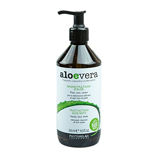 Phytorelax Aloe Vera Limpieza, Regenerando Acción Loción para Sensible Piel - 500 ml