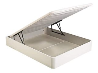 PIKOLIN, canapé abatible 135x190, Servicio de Entrega Premium Incluido, Color Blanco, Alta Capacidad de almacenaje