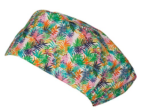 Pilucaps, Gorro quirófano pelo largo modelo AMAZONAS unisex ajustable con goma para mujer y hombre 100% algodón