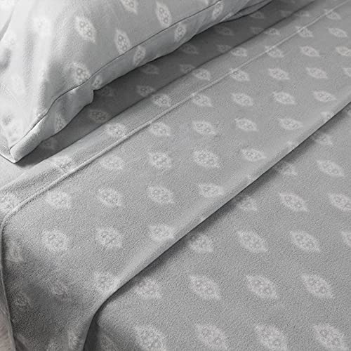 PimpamTex – Juego de Sábanas Termales Estampadas para Invierno Térmicas para Cama de 90 (180 x 270 cm, Boga Verde Tiffany)