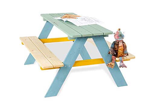 Pinolino Nicki 201616 - Mesa de picnic para 4 niños, multicolor