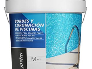 Pintura Bordes y Coronación de Piscinas. Antideslizante especial para renovar los bordes de las piscinas. (5 Kilos, blanco)
