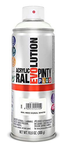 PINTURA EN SPRAY PINTYPLUS EVOLUTION 520CC RAL 9003 BLANCO SEÑALES